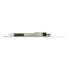 F-301 Ballpoint Pen, Retractable, Fine 0.7 Mm, Black Ink, Stainless Steel/Black Barrel