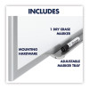 Classic Series Nano-Clean Dry Erase Board, 96" x 48", White Surface, Satin Aluminum Frame