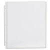 Standard Sheet Protectors, Light-Duty, Side: 3-Hole Punched, Top Load 8.5 x 11 Insert, Clear Front, 100/Box