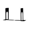 Jumbo Economy Bookends, Standard, 5.88 x 8.25 x 9, Heavy Gauge Steel, Black, Pair