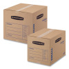 Smoothmove Basic Moving Boxes, Regular Slotted Container (Rsc), Small, 12" x 16" x 12", Brown/Blue, 25/Bundle