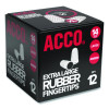Rubber Finger Tips, 14 (x-Large), Amber, Dozen
