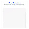 Write And Erase Plain-Tab Paper Dividers, 8-Tab, 11 x 8.5, White, 24 Sets