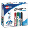 Marks A Lot Desk/Pen-Style Dry Erase Marker Value Pack, Assorted Broad Bullet/Chisel Tips, Assorted Colors, 24/Pack