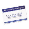 Name Badge Insert Refills, Horizontal/Vertical, 2 1/4 X 3 1/2, White, 400/Box