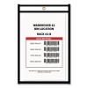 Stitched Shop Ticket Holders, Super Heavy-Duty, Top Load 6 x 9 Insert, Clear Front, Black Border, 25/Box