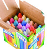 Washable Sidewalk Chalk, Tropical Colors, 4.25" x 0.75 Diameter, Assorted, 24 Sticks/Set