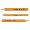Golf Wooden Pencils, 0.7 Mm, Hb (#2), Black Lead, Yellow Barrel, 144/Box