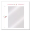 Clear View Pre-Punched Presentation Covers For Binding Systems, Plastic, Round Corners, 11.25 x 8.75, Clear, 100/Box