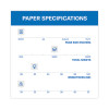 Copy Plus Print Paper, 92 Bright, 20 Lb Bond Weight, 8.5 x 11, White, 500 Sheets/Ream, 5 Reams/Carton