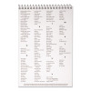 Spell-Write Wirebound Steno Pad, Randomly Assorted Cover Colors, Gregg Rule, (80) White 6 x 9 Sheets