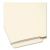 Heavyweight Manila End Tab Folders, 9" High Front, 1/2-Cut Tabs: Bottom, Letter Size, 0.75" Expansion, Manila, 100/Box
