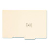 Heavyweight Manila End Tab Folders, 9" High Front, 1/2-Cut Tabs: Bottom, Letter Size, 0.75" Expansion, Manila, 100/Box