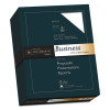 25% Cotton Business Paper, 95 Bright, 24 Lb Bond Weight, 8.5 x 11, White, 500 Sheets/Ream