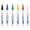Permanent Marker, Fine Bullet Tip, Assorted Colors, 6/Set