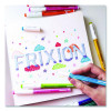 Frixion Fineliner Erasable Porous Point Pen, Stick, Fine 0.7 Mm, Assorted Ink, Assorted Barrel, 12/Pack