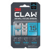Claw Drywall Picture Hanger, Stainless Steel, 15 Lb Capacity, 5 Hooks And 5 Spot Markers