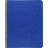 Pressboard Report Cover With Tyvek Reinforced Hinge, Two-Piece Prong Fastener, 3" Capacity, 8.5 X 11, Dark Blue/Dark Blue