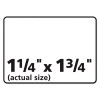 Durable Permanent Id Labels With Trueblock Technology, Laser Printers, 1.25 X 1.75, White, 32/Sheet, 50 Sheets/Pack