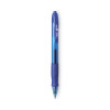 Gel-Ocity Gel Pen, Retractable, Medium 0.7 Mm, Blue Ink, Translucent Blue Barrel, Dozen