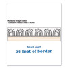 Straight Borders, Rainbows, 3" x 3 Ft, Black/White/Cream, 12/Pack