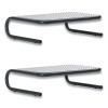 Metal Monitor Stand Riser For Computer, 14.88" x 11.33" x 4.21", Black, Supports 44 Lbs