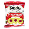 Premium Berry Jam Shortbread Cookies, Strawberry, 2 Oz, 36/Carton