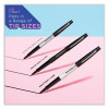 Flair Felt Tip Porous Point Pen, Stick, Bold 1.2 Mm, Assorted Ink Colors, White Pearl Barrel, 6/Pack