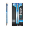 Better Ballpoint Pen, Retractable, Fine 0.7 Mm, Blue Ink, Translucent Blue Barrel, Dozen