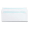 Double Window Redi-Seal Security-Tinted Envelope, #8 5/8, Commercial Flap, Redi-Seal Closure, 3.63 X 8.63, White, 500/Box