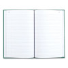Emerald Series Account Book, Green Cover, 9.63 X 6.25 Sheets, 200 Sheets/Book