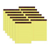 Gold Fibre Quality Writing Pads, Wide/Legal Rule, (50) Canary Yellow 8.5 x 11 Sheets, Dozen