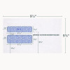 2-Up W-2 Gummed Seal Double-Window Security Tint Envelopes, Commercial Flap, 9.5 x 5.63, White, 24/Pack