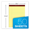 Docket Gold Ruled Perforated Pads, Wide/Legal Rule, (50) Canary Yellow 8.5 x 11 Sheets, 12/Pack