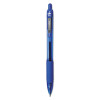 Z-Grip Ballpoint Pen, Retractable, Medium 1 Mm, Blue Ink, Translucent Blue/Blue Barrel, 12/Pack