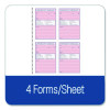 Important Message Book, Two-Part Carbonless, 4 Forms/Sheet, 200 Forms Total