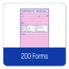 Important Message Book, Two-Part Carbonless, 4 Forms/Sheet, 200 Forms Total
