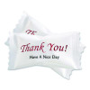 Thank You Have a Nice Day Mints, White Buttermint, Individually Wrapped, 1,000/Carton