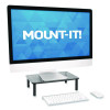 Adjustable Desktop Monitor Riser, For Up To 32" Monitors, 14.57" x 9.25" x 5.51", Black, Supports 44 Lb