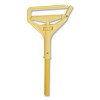 Quick Change Mop Handle. Vinyl Coating, 60", Yellow