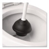 Good Grips Toilet Plunger And Canister, 24" Plastic Handle, 6" Dia, White