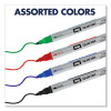 Premium Glass Board Dry Erase Marker, Fine Bullet Tip, Assorted Colors, 4/Pack