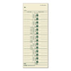 Time Clock Cards, Replacement For 10-800292/K14-15/M-33, One Side, 3.5 x 9, 100/Pack