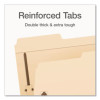 Manila Fastener Folders, 1/3-Cut Tab: Assorted, Expands 0.75", 2 Fasteners, Letter Size, 50/Box