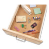 Cork Bulletin Board Tiles, 1 Ft x 1 Ft, Brown Surface, Frameless, 4/Pack
