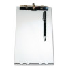 Redi-Rite Aluminum Storage Clipboard, 1" Clip Capacity, Holds 6 x 10 Sheets, Silver