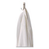 Large Double Bath Hooks, Metal, Satin Nickel, Supports 4 Lb