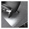 Cleartex Ultimat Polycarbonate Chair Mat For High Pile Carpeted Floors, Rectangular, 60" x 48", Clear