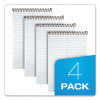 Second Nature Recycled Notepads, Brown Cover, Gregg Rule, (70) White 6 x 9 Sheets