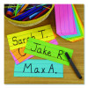 Five-Color Ruled Word Strips, 8" x 3", Assorted Colors, 100/Pack